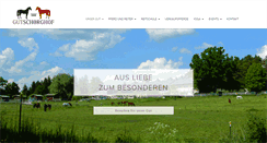 Desktop Screenshot of gut-schoerghof.de